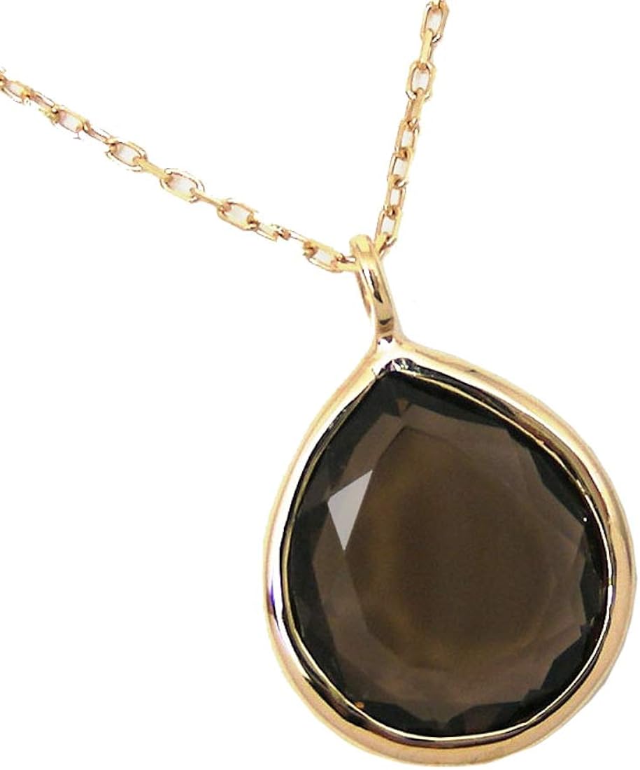 送料無料2023 ヤフオク! - スモーキークォーツ デザインネックレス K18