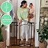 Summer Infant Multi-Use Decorative Extra Tall Walk-Thru Baby Gate, Fits Openings 28.5-48 Inch & Metal Expansion Extra Wide Safety Pet and Baby Gate, 44-71 Wide, 36 Tall