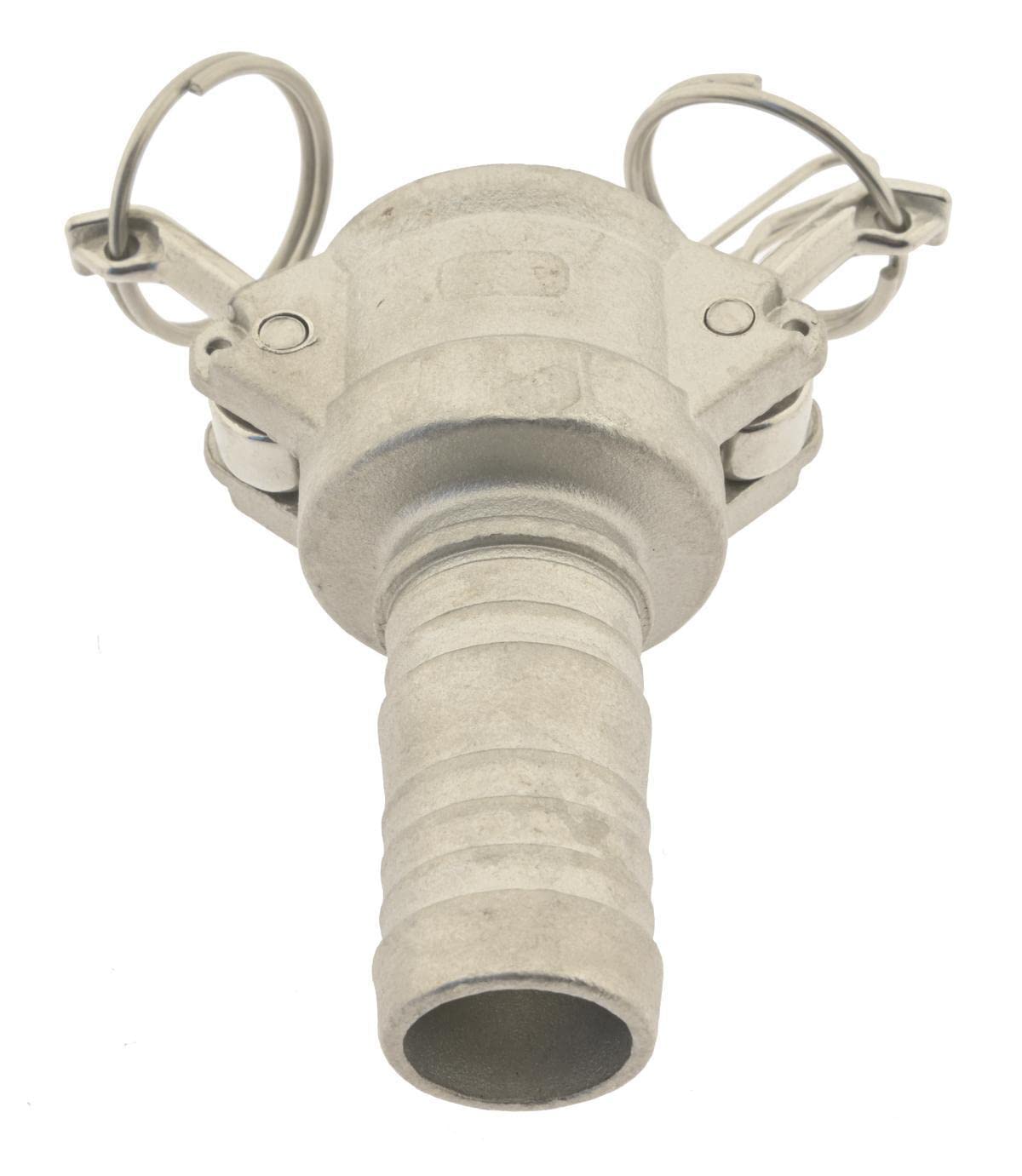 Kamlock Schnellkupplung 100mm Schlauch Ø innen, Edelstahl (1.4408) Hebelarmkupplung Typ C