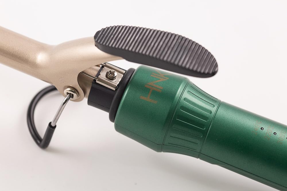 HNK Professional Green EMERALD 13MM Hair Curler with Digital Temperature Control – Fast 15 Sec Heat Up | Instant Heat Recovery | Soft Touch Grip | 3m Swivel Cord | Available in 8 Barrel Sizes (9mm–32mm) - Image 7 thumbnail