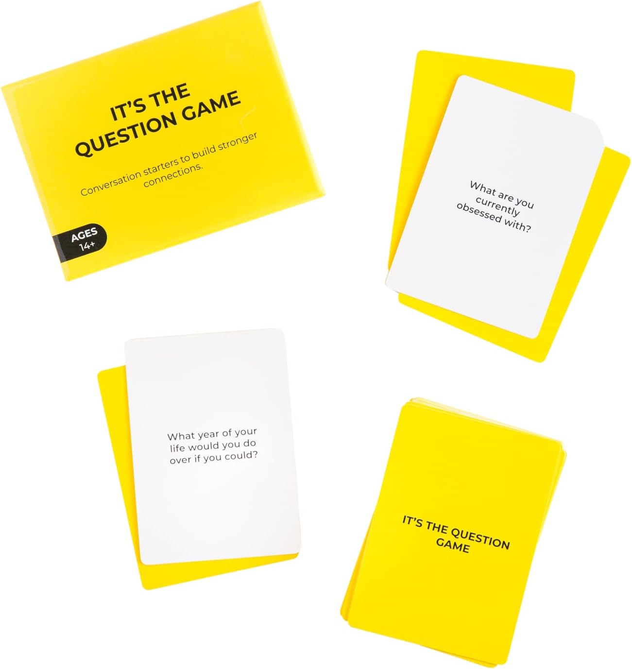It's The Question Game - 150 Conversation Starters/Questions to Create Stronger Connections for Friends, Family, Couples, and Strangers