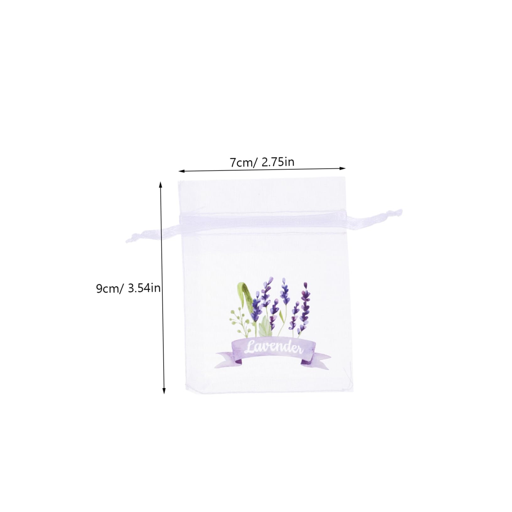 Alipis 20pcs Drawstring Sachet Bags Empty Lavender Storage Pouches with Fine Mesh Design for DIY Lavender Sachets Closet Fresheners and present Packaging