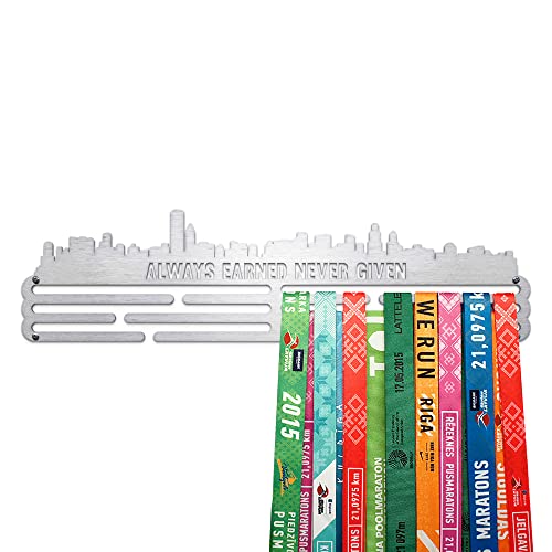 United Medals City Colgador de medallas | Medallero Acero | Medal Holder dispaly Hanger | Medalla Percha - 48 medallas Cover