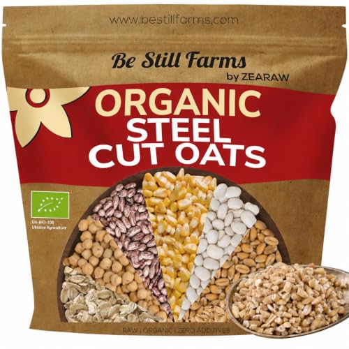 Steel Cut Oats Organic Oatmeal Bulk 4.8 lb - Irish