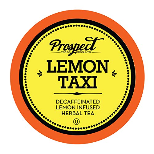Prospect Tea Decaffeinated Lemon Taxi Herbal Tea Pods Compatible With K Cup Brewers Including 2.0, 40 Count #TOP19