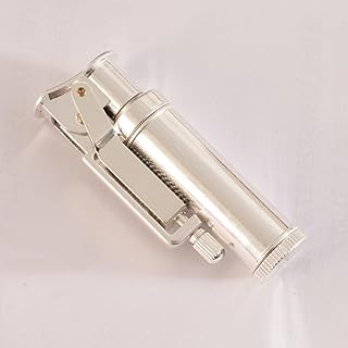 Metal Groove Lighters Kerosene Vintage Lighters Brass Refillable Vintage Mechanical Grinding Wheels Ignition Lighters Clear Fuel Tank Lighters Classical Designs Vintage Men's Gifts (Color : Dd)