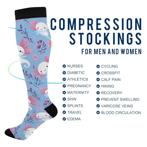 Image of Pigsaly Ceramic Mugs Coffee Cups Womens Knee High Socks Love Compression Socks Athletic Tube Sock Outdoor Sport Socks