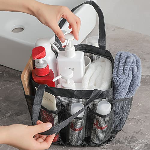 Mbvbn Enignic Mesh Shower Caddy Portable For College Dorm Room Essentials, Caddy Organizer, With 8-Pocket Large Capacity For Conditioner, Soap And Other Bathroom Accessories. Camp, Gym, Swim, Beach. #TOP5