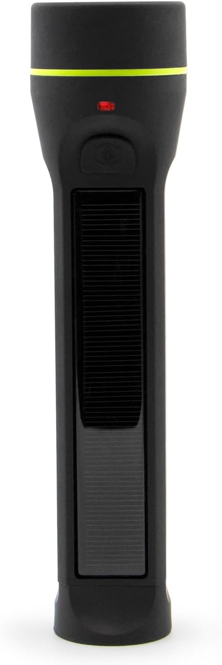 HYBRIDLIGHT Journey 1000 Photo voltaic LED Waterproof Flashlight with Micro USB Port, Black