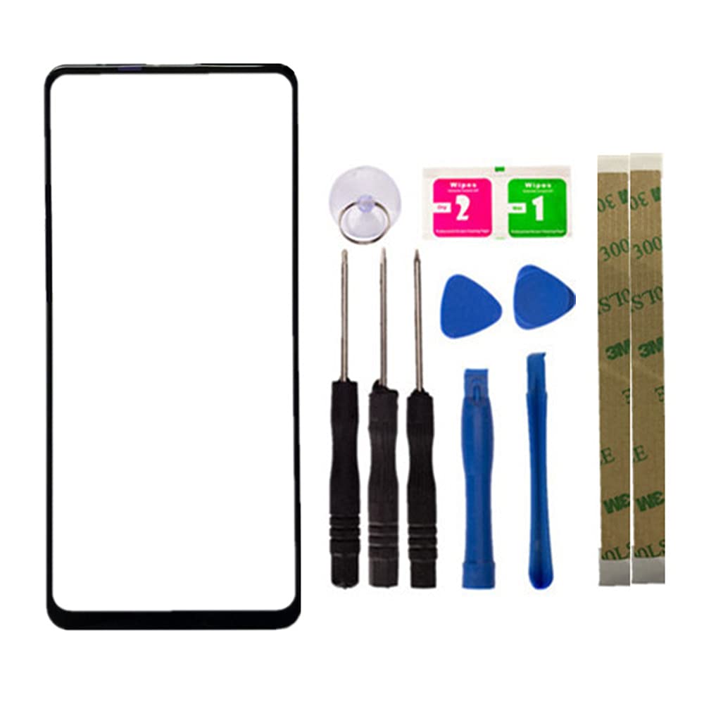 Replacement Repair Front Outer Glass Lens Cover Screen for Samsung Galaxy A21 2020 SM-A215U SM-A215U1 A215 6.5 Parts Adhesive Tool (No LCD Touch ＆ Digitizer)