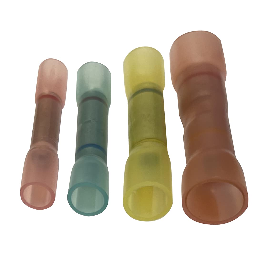 Sherco-Auto 70 Piece Heat Shrink & Crimp Step Down Butt Connector Electrical Wire Splice Terminal Assortment Kit - Made in USA