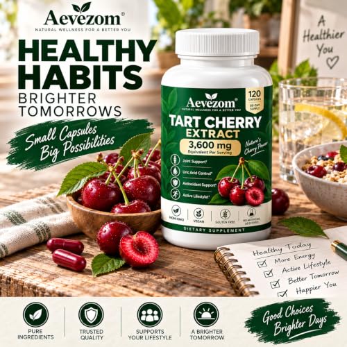 Aevezom Montmorency Tart Cherry Capsules