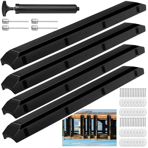 4 Pack 48-Inch Boat Dock Bumpers with Screws