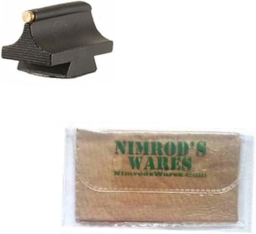 Nimrod's Wares Ruger 1022 Rifle Standard Front Sight B27501 Bundle con paño de microfibra