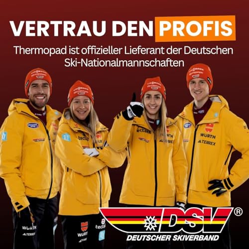 Thermopad Wärmegürtel GR. S-XL (Stretch/Klett) – DAS ORIGINAL: 3x Wärmegürtel für 12 Stunden I Sofort einsatzbereiter Wärmegurt aus extra warmen Wärmepflastern/Wärmepads – Rückenwärmer