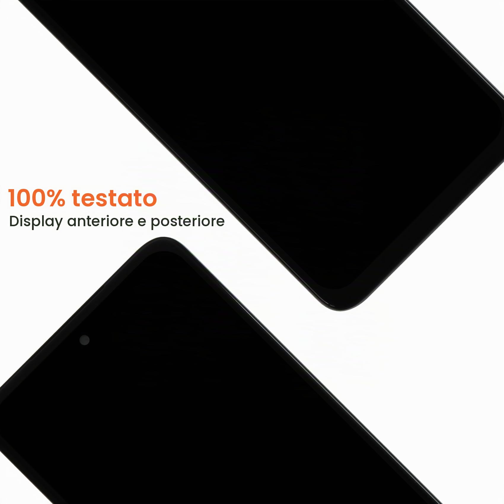 AGCUT Schermo di Ricambio per Moto G84 5G Display LCD per Motorola Moto G84 5G XT2347 XT2347-1 XT2347-2 6,5" Display LCD Digitalizer Touch Screen Assembly con Riparazione (Nero, senza impronta)