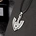 COSWHO PLAY JoJo Stand Arrow Necklace JJBA Keychain Pendant Adventure Merch Cosplay Props (B)