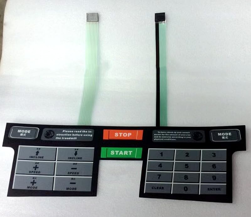 1pcs new Bailih580 Treadmill membrane keyboard