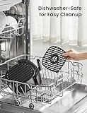 COMFEE' Compact 2.1 Quart Air Fryer with 12 Menu Options, Adjustable Timer & Temperature Control 180-400 degrees F, Dishwasher-Safe Nonstick Fry Basket