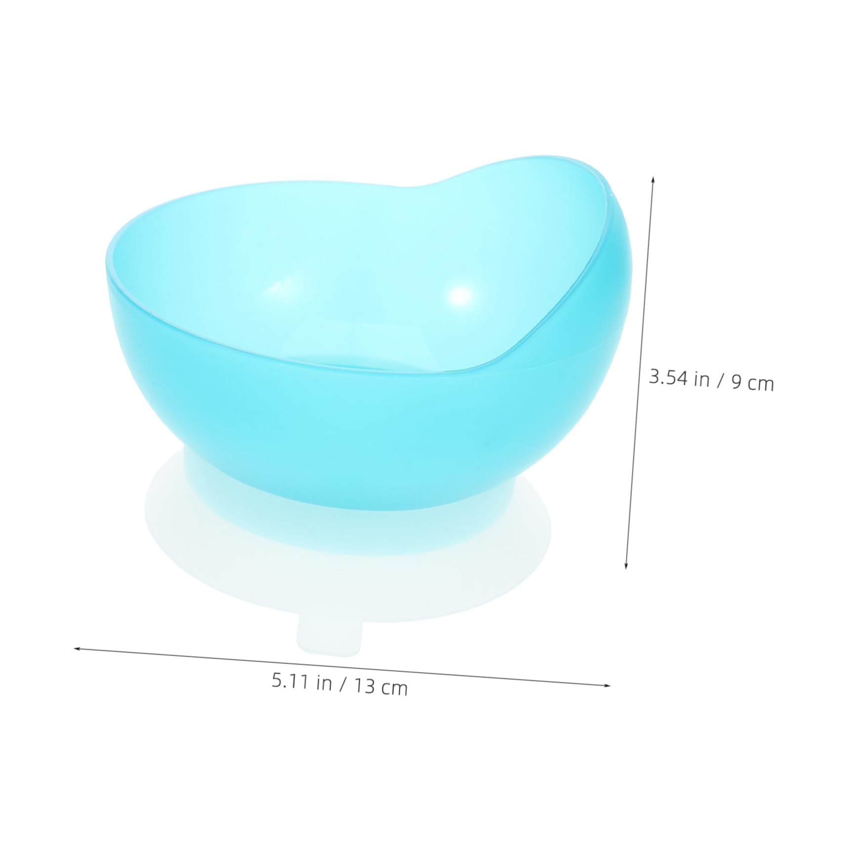 Didiseaon Elderly Aid Scoop Bowl Non-Skid Suction Base Spill Proof Bowl for Disabled
