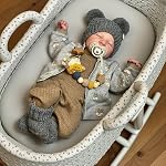 BABESIDE Realistic Reborn Baby Dolls Boy Noah, 20 Inches Soft Full Vinyl Body Realistic Baby Dolls, Real Life Baby Doll with Toy Accessories Gift Set for Kids Age 3+