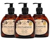Herbal Traditions Degtiarnoje Flüssigseife mit Birkenteer 3x300 ml – Flüssigseife für Hände...