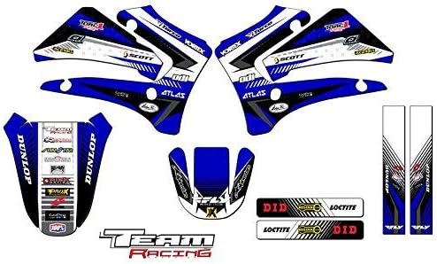Team Racing Graphics kit compatible with Yamaha 2000-2007 TTR 125, ANALOG Base kit