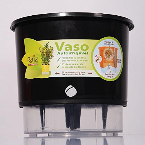 Vaso Auto Irrigável N 04 - Grande - Raiz Preto