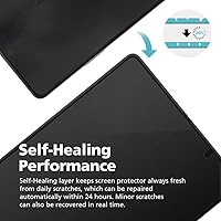 Vista 5 de [3+3] Protector de pantalla mate antideslumbrante para Samsung Galaxy Z Fold 5, paquete de 3 protectores de pantalla mate antideslumbrantes + 3