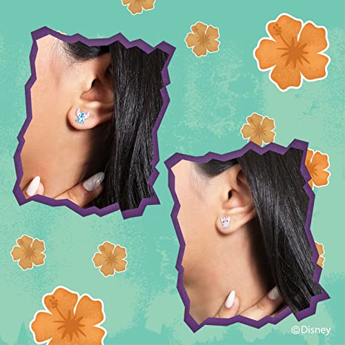 Disney Lilo & Stitch Stud Earrings Sterling Silver - Mismatch Angel & Stitch Earrings - Officially Licensed3