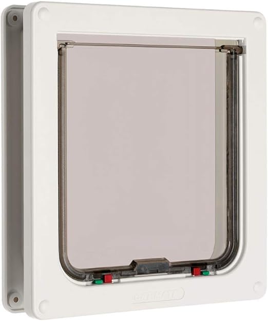 Cat Mate Large Cat Door, White Pet Doors Pet Supplies