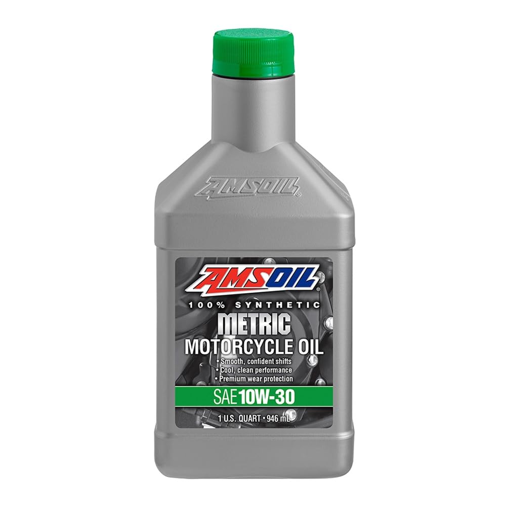 AMSOIL 10W-30 100% Synthetic Metric Motorcycle Oil-image-4