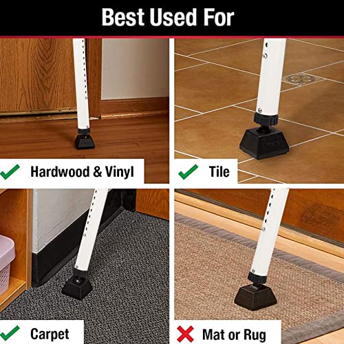 Sliding Door Security Bar Non Lift Lock Universal Adjustable for Home School, Hotel - Image 4