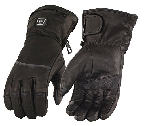 Milwaukee Leather Women's Heated Gantlet Glove with Touch Screen (BATTERY PACK INCLUDED)