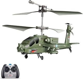 RC Helicopter, Remote Control Helicopter with Gyro and LED Lights for Kids and Adults, 3 Channel Aircraft, Cool Airplane Indoor & Outdoor for Plane Fans, Toy Gift for Boys Girls
