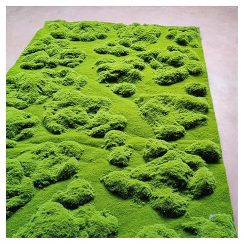 Fake Moss Roll Decorative Synthetic Moss for Indoor Outdoor Use, Perfect for Moss Wall Decor(5 Size)