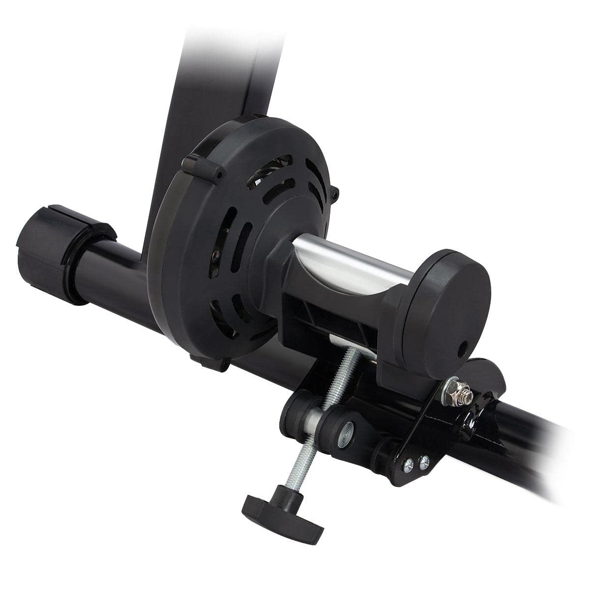 Yaheetech Entraîneur Magnétique Turbo de Vélo avec Support de Roue Avantl, Réglable, Pliable, Home Trainer pour Roues de 66-71 cm et 700C, Noir