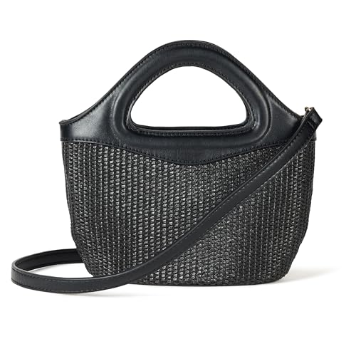 The Drop Xiomara Mini Tote Borsa, Cannuccia Nera, One Size