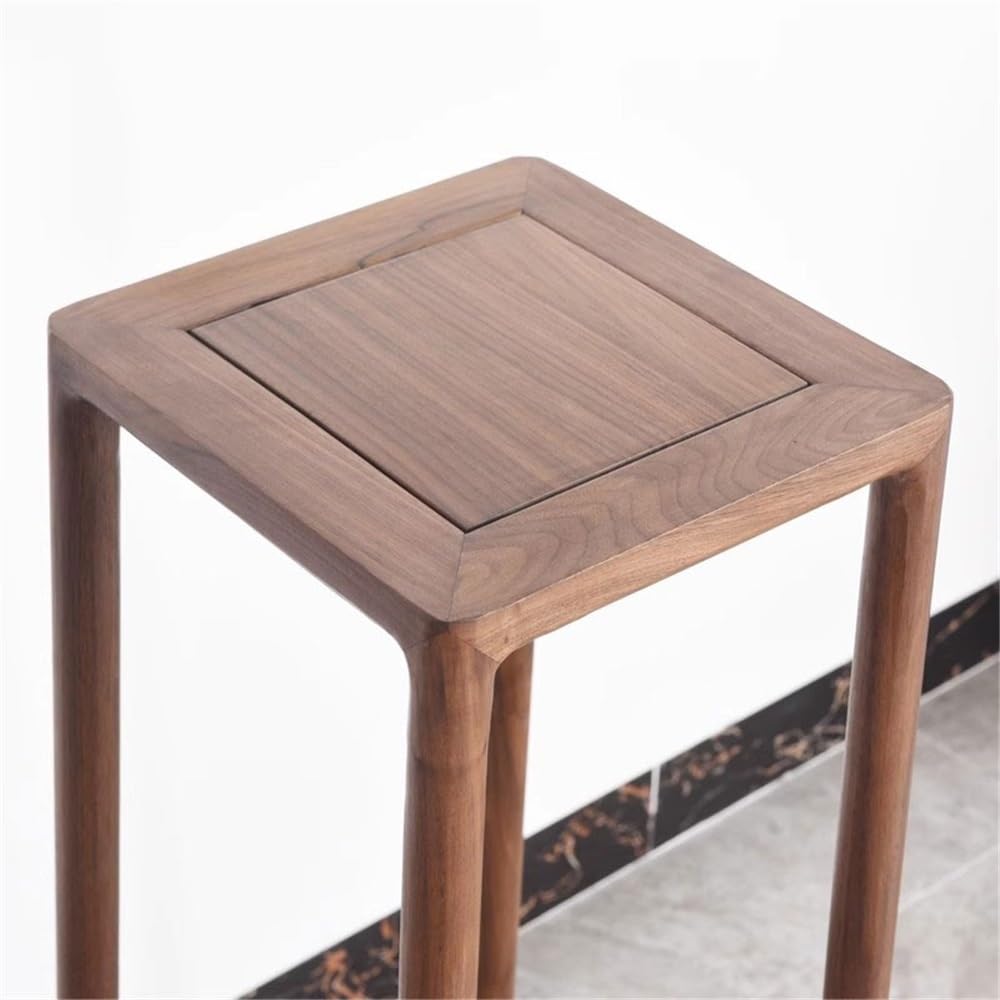 Roślina Nowy chiński stojak na rośliny Zen Furniture, podstawa do bonsai wewnątrz i zewnątrz z drewna orzechowego Trofeum