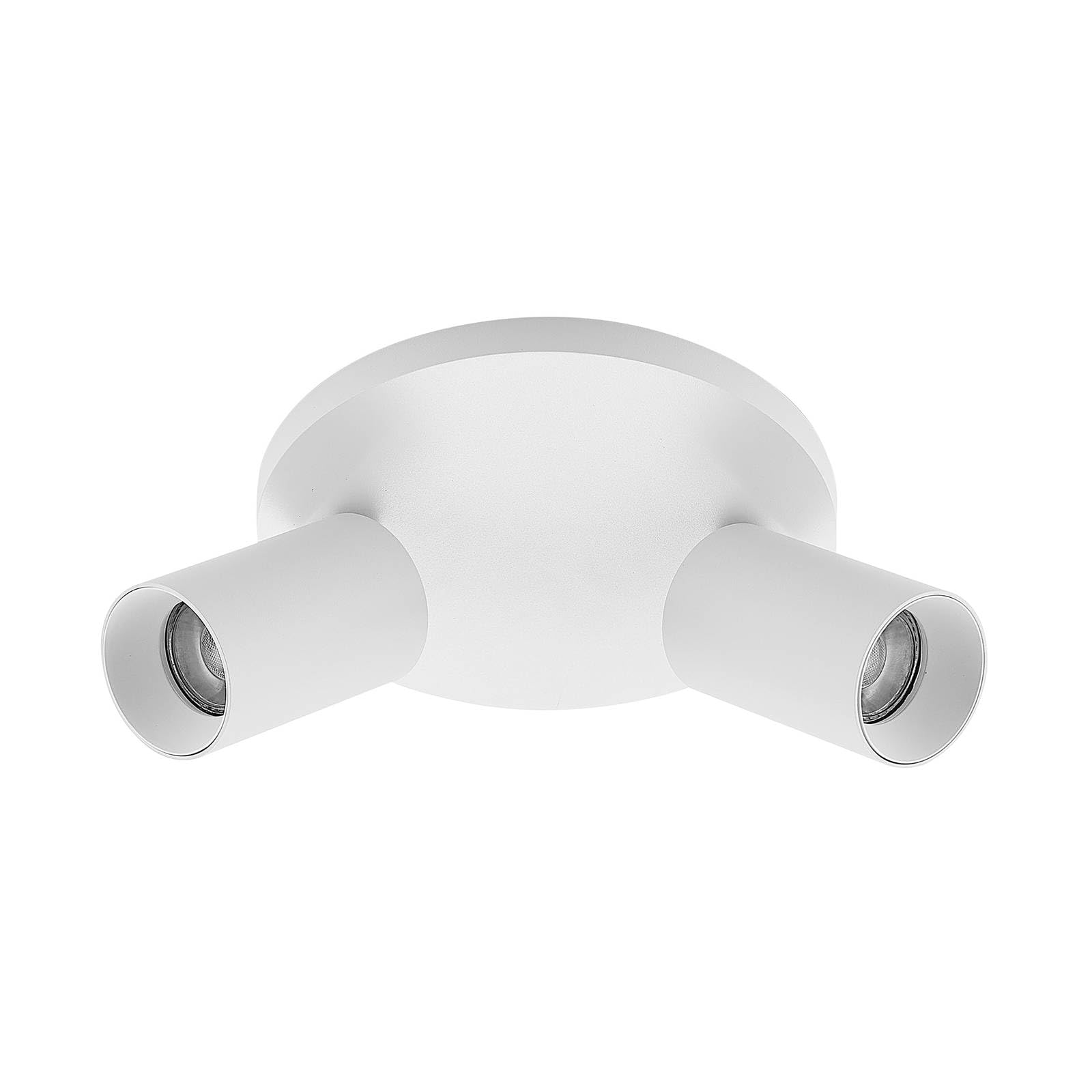 Arcchio Spot Brinja à intensité variable (Moderne) en Blanc Aluminium e. a. pour Couloir (à 2 lampes, GU10) Lampe encastrable plafonnier applique