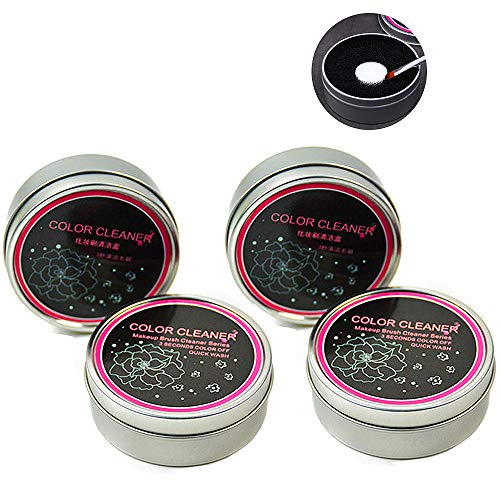 Preisvergleich Produktbild Limeow Reinigung Schnell Make Up Pinsel Schnell Pinselreiniger Kosmetik Pinsel Cleaner Pinselreiniger Make up Cleaner Make up Pinsel Cleaner Werkzeug 4 pcs für eine schnelle Reinigung Make up Pinsel