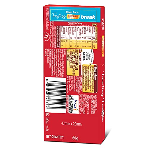 Image of KIT KAT Nestle Kitkat Dessert Delight Tempting Truffle Wafer Coated With Milk Chocolate, 50 Grams