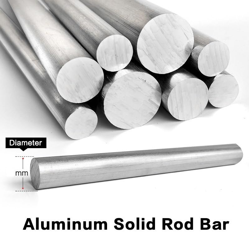 Barra tonda solida in alluminio 6061 Diametro 10 11 12 15 16 20 25 30 35 mm Lunghezza 50 mm 100 mm 150 mm 200 mm 300 mm 1 pz(35x200mm)