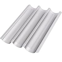 Algopix Similar Product 17 - GOURMEO NonStick Baguette Baking Pan 