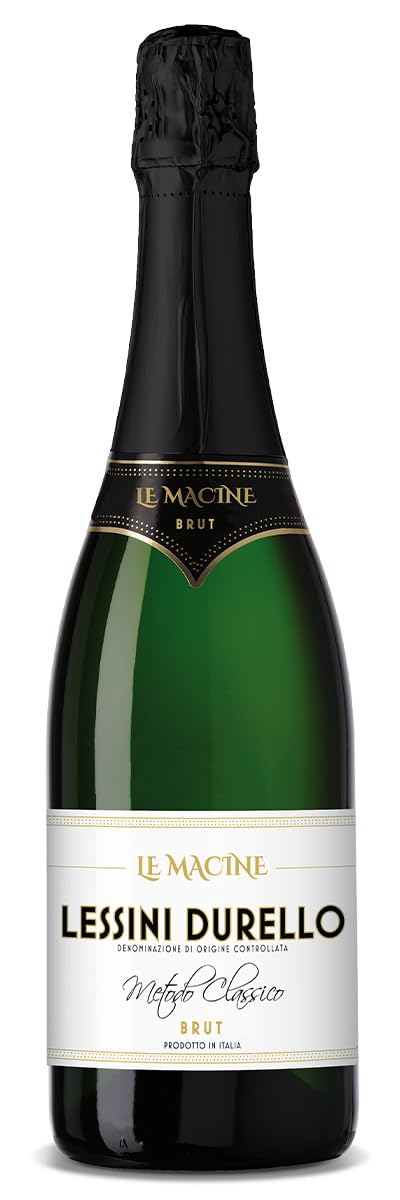 LESSINI DURELLO DOC SPUMANTE BRUT METODO CLASSICO | 36 mesi sui lieviti | LE MACINE 0.75 LT (6 bottiglie)