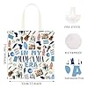 KUIYAI Music Inspired Gift, Musical Canvas Shopping Bag Tote Bag for Theatre Lover, Theatre Nerd Gift, Actress Gifts #3