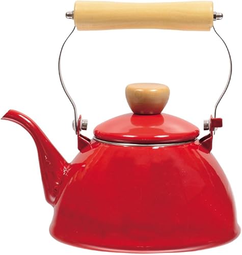 Miniatura 5 de Pearl Metal HB-926 Enameled Coffee Drip Dome Kettle, 0.4 gal (1.4 L), White, Induction Compatible