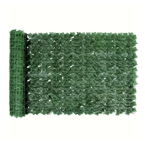 Valla retráctil de hiedra artificial 3m para ocultación exterior de balcones y paredes de patio 2