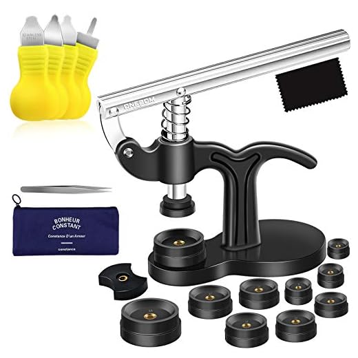 ONEBOM Watch Tool Set, Watch Repair Kit Professional with Everything, for Various Kinds of Watch (Watch Press Kit)