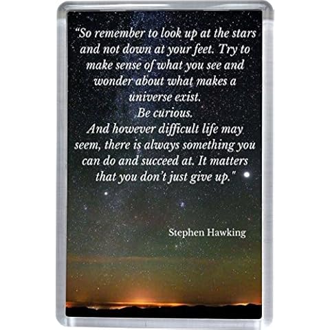 Super Universe Stephen Hawking Quote Magnet Cover